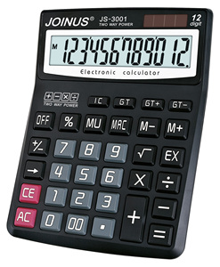 Bán buôn Giá Rẻ Joinus 12 Chữ Số Công Cụ Văn Phòng Kinh Doanh Văn Phòng Phẩm Phụ Kiện Phân Số Điện Năng Lượng Mặt Trời Máy Tính - Product Image 1