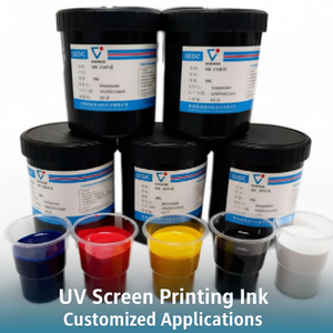 Encre flexographique UV de haute qualité, écologique, sans COV, à haute adhérence, pour emballages alimentaires souples, série spéciale EB1 - Product Image 1