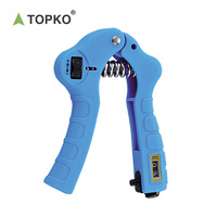 TOPKO Agarre Ajustable con Contador para Gimnasio, Fitness, Fuerza y Ejercicios de Mano, Dispositivo Entrenador de Fuerza de Agarre