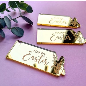 ของตกแต่งเค้กกระต่ายอีสเตอร์อะคริลิค น้ำผึ้งและรสหวาน อุปกรณ์ตกแต่งเค้กสุขสันต์วันอีสเตอร์สำหรับงานปาร์ตี้ - Product Image 3