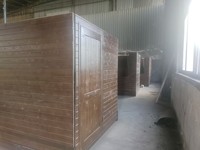 Kiosque pliable à montage rapide, imperméable, en bois, pour marché, événement, festival, Noël, avec structure métallique