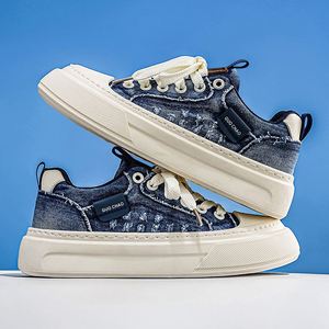 Baskets de course rétro unisexe de luxe avec empiècements en maille, motif contrastant, à lacets, semelle extérieure robuste antidérapante, chaussures de sport décontractées - Product Image 5