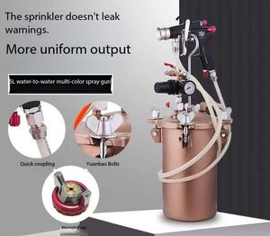 Colorful <b>Paint</b> Pressure Pot with Air Spray Gun Fluid Hose Assembly High Pressure Pneumatic Spraying System - Product Image 5