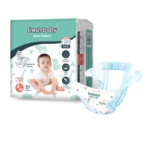 Pañales Naturales de Alta Calidad L38 Absorben hasta 12 Horas Pañales Merry Baby con Cinta Adhesiva S82 - Product Image 1