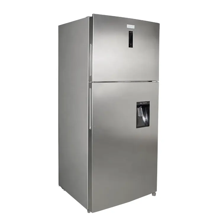 White refrigerator double door refrigerator Modern design with water dispenser option