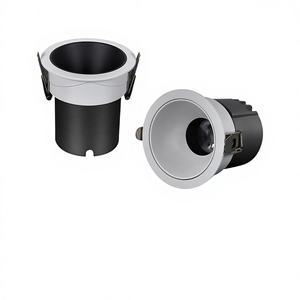 Spot LED à spectre complet en aluminium, design minimaliste moderne, sans points lumineux secondaires, Ra98, anti-éblouissement profond, encastré pour usage domestique - Product Image 1