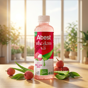น้ำว่านหางจระเข้เข้มข้น ABEST ขนาด 500 มล. บรรจุขวด PET เครื่องดื่มรสผลไม้เขตร้อนคาร์โบไฮเดรตต่ำ ผลิตในเวียดนาม รับผลิตแบบ OEM/ODM ขายส่ง - Product Image 2