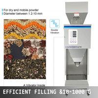 Machine de pesage et de remplissage de céréales granulées, d'épices et de farine en vente chaude / Machine de distribution de poudre granulaire, prix