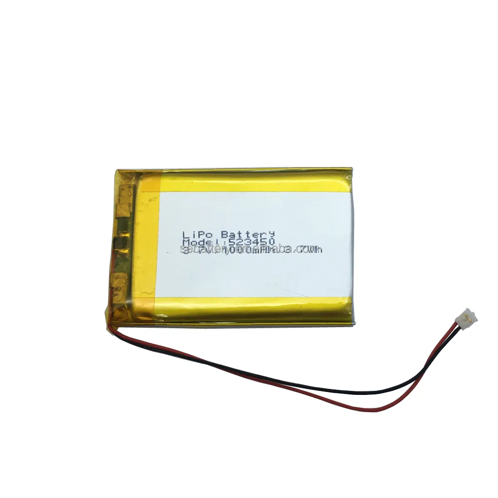 SUN EASE best seller IEC 62133 553346 1000 mah lithium with PCM and wires for home application lipo battery 3.7v 1000mah