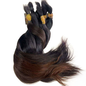 <span class=keywords><strong>Capelli</strong></span> Umani Brasiliani Vergini Remy Sfusi in Vendita Colori Naturali Nero Castano Grigio Biondo per Trecce - Product Image 6