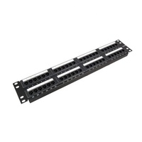Panneau de brassage 19 pouces 2U Terminal 3m 48 ports Cat 5e Cat5e