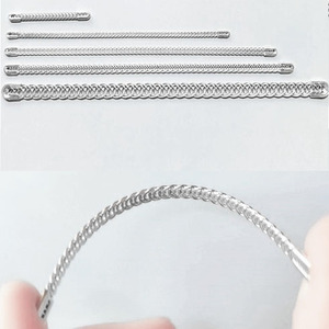 Fabricant de baleines en acier spirales de qualité médicale, baleines métalliques flexibles pour soutien dorsal, <span class=keywords><strong>corset</strong></span> en vrac, longueur personnalisée, baleine en écaille de poisson - Product Image 4