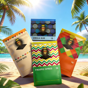 Smell Proof 3.5 Custom Mylar Bags 0.5g 1g 2g 3g 4g 5g Candy Cookie Aluminum Foil Pouch Mylar Bag - Product Image 2