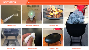 Griglia BBQ Regolabile da Appendere al Treppiede, Griglia Girevole Portatile per Barbecue a Carbonella, Ideale per Cucina <span class=keywords><strong>all</strong></span>'<span class=keywords><strong>Aperto</strong></span> e Campeggio - Product Image 6