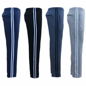 <span class=keywords><strong>Pantaloni</strong></span> sportivi da Jogger a righe sportivi Casual <span class=keywords><strong>foderati</strong></span> in pile personalizzati - Product Image 1