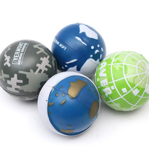 Biểu Tượng Tùy Chỉnh Pu Bọt Màu Trái Đất Hình Dạng Bóng Chậm Tăng Jumbo Squishees Căng Thẳng Reliever Mềm Bóp Đồ Chơi Cho Trẻ Em Và Người Lớn - Product Image 1