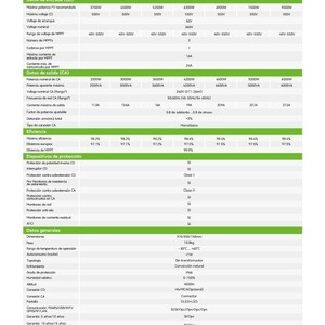 อินเวอร์เตอร์พลังงานแสงอาทิตย์ Growatt 8KW-10KW เฟสเดียว 230V 50Hz สำหรับใช้ในบ้าน - Product Image 5