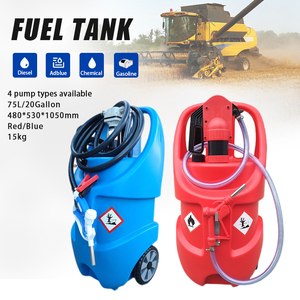 Réservoir de 75 l 20 gallons Poly diesel réservoir d'essence 1 20 Gal réservoir de gaz 75 Litres de carburant peut transférer la boîte de diesel marin - Product Image 2