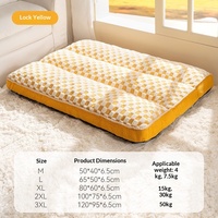 Nid pour animaux de compagnie semi-fermé toutes saisons, coussin extra-large pour chiens et chats, rembourré en coton PP, sans assemblage
