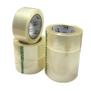 Rollos de Cinta Adhesiva Antiestática Transparente Bopp de 48 mm x 100 m, Adhesivo de Goma de una Cara, Activado por Agua y Adhesivo Termofusible para Sellado de Cajas - Product Image 6