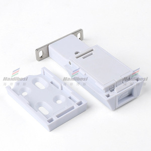 Heavy Duty Cabinet <b>Door</b> Rebounder H039 Black White ABS Plastic Minimalist Design Easy Installation For Large Cabinet <b>Doors</b> - Product Image 2