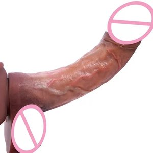 Gode de poussée réaliste avec fonctions de poussée rétractables et chauffantes stimule le jouet sexuel adulte <span class=keywords><strong>clitoris</strong></span> et anus du point G - Product Image 2