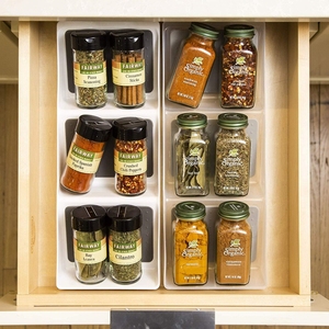 Đồ dùng tổ chức cho nhà bếp Bạc khay cho ngăn kéo <span class=keywords><strong>Flatware</strong></span> dao kéo tổ chức nhựa - Product Image 5