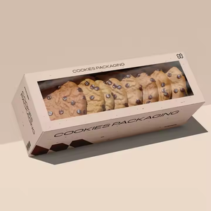 Kunden spezifisches umwelt freundliches Gebäck, Bäckerei, Donut, Keksdose, Dessert-, Snack-und Lebensmittel design und-verpackung - Product Image 1