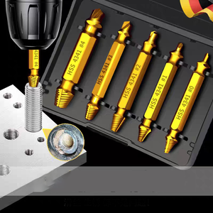 逆歯ダブルヘッドネジボルトリムーバーエクストラクターツールセット、破損したネジボルトの抽出用 - Product Image 3