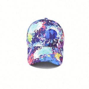 New Colorful Graffiti Baseball Sun <b>Hat</b> Outdoor Sporty Street Style Sport Cap with Custom Logo Common Fabric Feature - Product Image 5