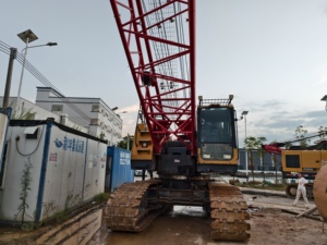 Grue sur chenilles d'occasion Sany 75 tonnes, prix avantageux, vente de grue Sany Scc750a-6 montée sur camion - Product Image 3