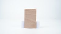 Carte d'accès RFID en bois NTAG215 13,56 MHz pour personnel