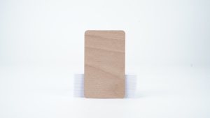 บัตรไม้ RFID สำหรับเข้าใช้งาน NTAG215 13.56 MHz บัตรพนักงาน - Product Image 5