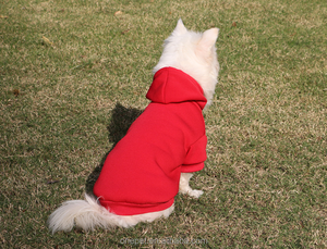 단색 무지 패턴 반려동물 의류 맞춤 로고 강아지 옷 후드티 무지 - Product Image 6