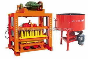 เครื่องผลิตอิฐกึ่งอัตโนมัติ QTJ4-40แอฟริกา - Product Image 2