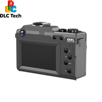 Cámara Digital para Vlogging DLC X9-8K, 8K 80MP, Lente Dual, Zoom 18X, WiFi, con Luz de Relleno para Amantes de la Fotografía