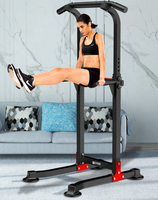 Équipement de gymnastique à domicile Push up Training Body Building Workout System Pull up Dips Board Push up Stand Bar Power Tower Material