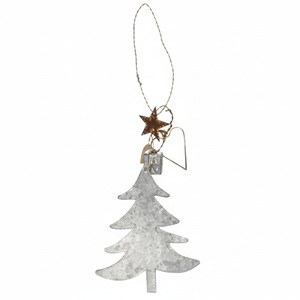 Arbre suspendu en métal Ornement de Noël Décoratif Arbre de Vacances Décoration Suspendue Festive Home Decor Party Gift Accessories - Product Image 1