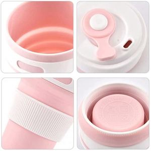Modern Simple Silicone Folding Coffee <b>Cups</b> Anti-Drop Design Factory Wholesale for Holding Boiling Water Outdoor <b>Tea</b> <b>Cups</b> <b>Saucers</b> - Product Image 3