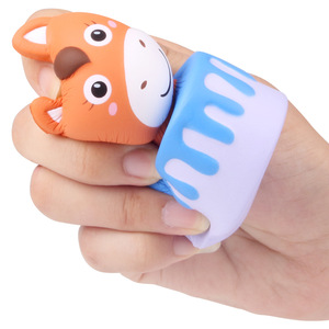 Cute Horse Shape <b>Squishy</b> Toy TPE Material Stress Relief For Kids Age 2 To 4 Years Unisex Fidget Toy Gift - Product Image 5