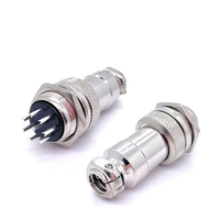 Soulin Gx16 8Pin 16mm diamètre connecteur d'aviation prise circulaire mâle et femelle chauffe-eau électrique connecteurs