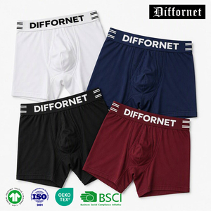 Slip sportivi in poliestere stile <span class=keywords><strong>trendy</strong></span> con stampa geometrica, tessuto ultraleggero, <span class=keywords><strong>intimo</strong></span> tecnico per viaggi all'aperto e uso quotidiano - Product Image 2