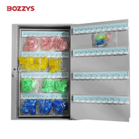 Armoire à clés en métal Bozzys Boîtes de gestion des clés 160 positions avec crochets multicouches pour la gestion d'usine/immobilière