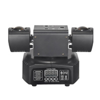 Lumière de scène à motif de LED à effet cerceau doré télécommandé Nouveau produit transfrontalier Cote IP65 Faisceau rotatif Feux de tête mobiles
