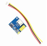 Controlador de luz LED RGB ESP-01 ESP8266 ESP01, Adpater WIFI, módulo IDE WS2812 WS2812B 5050, 16 Bits, anillo de luz artesanal