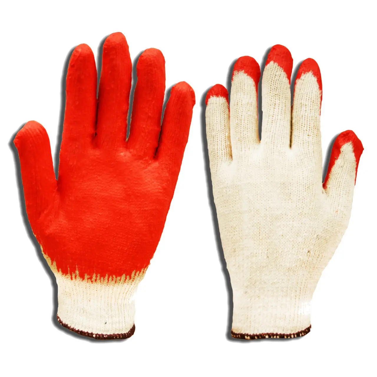 Cheap Red Palm Latex Coated Gloves