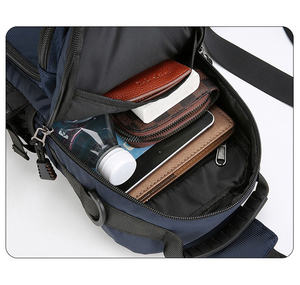 <span class=keywords><strong>2025</strong></span>可定制标志牛津防水男士胸包日用单斜挎包批发户外运动旅行包 - Product Image 2