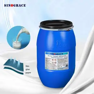 环保溶剂型丙烯酸胶粘剂乳白色Liguid胶，用于PVC冷层压薄膜胶粘剂