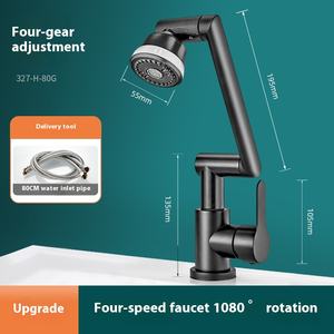 Robinet Moderne Chat Porte-Bonheur pour Salle de Bain et Cuisine, Double Usage Eau Chaude et Froide, Robinet de Lavabo Pressurisé à Pression Unique pour Salle de Bain et Couloir - Product Image 5