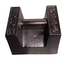 Contrapeso de hierro fundido de 10 kg, 15 kg, 20 kg, 25 kg con celda de carga de radios, precisión de 0.05, tipo de bloqueo estándar para elevador, para báscula de plataforma - Product Image 1